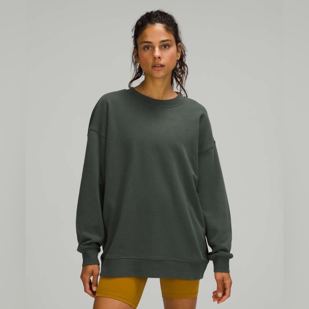 Lululemon POC Perfectly Oversized Crew Spruce 8